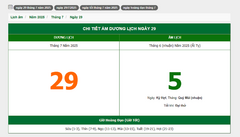 Hôm nay (29/7/2025), có phải ngày đẹp không?