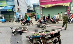 Tin tức tai nạn giao thông mới nhất ngày 31/7: Xe máy tông vào xe lôi tự chế, 2 người thương vong