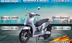 Đánh giá xe máy điện Dibao LS007 Form dáng SH