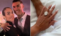 Bóc giá chiếc nhẫn đính hôn  "khủng " mà Ronaldo tặng vợ sắp cưới Georgina 