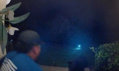 Clip: Bị gấu đen lao tới tấn công ngay trước cửa nhà, người đàn ông thoát chết trong gang tấc