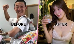  "Nữ thần " quán bar nổi tiếng tiết lộ ảnh quá khứ, hóa ra là ...nam cầu thủ bóng chày