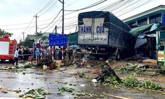 Nguyên nhân ban đầu vụ xe tải bất ngờ lao vào chợ, 3 người thiệt mạng, 9 người bị thương ở Quảng Trị