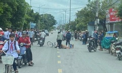 Trên đường đi học về, nam sinh lớp 6 ở Hải Phòng bị ô tô tông tử vong