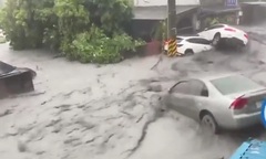 Cận cảnh sức tàn phá của siêu bão Ragasa - cơn bão mạnh nhất hành tinh 2025