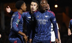 Kết quả bóng đá hôm nay ngày 25/9: Arsenal thắng dễ Port Vale