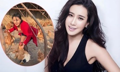 Mỹ nhân  "Lan Quế Phường " bỏ showbiz, về quê nuôi gà sống bình dị bên chồng trẻ kém 4 tuổi