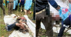 Phát hiện thi thể nữ giới bị trói vào khúc gỗ nổi trên ao, trong người có lượng lớn tiền mặt tại Thái Lan