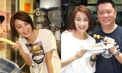 Bắt gặp hoa hậu  "vạn người mê " nổi tiếng showbiz đi bán trà sữa, cá viên chiên kiếm sống