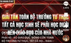 Bộ GD&ĐT bác tin đồn giải tán các trường học tư thục, đề nghị xử lý người đăng tải bịa đặt