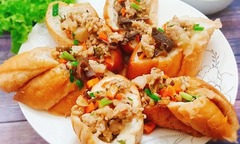 Cách làm bánh mỳ hấp thịt mới lạ