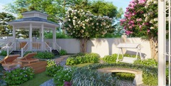 Các mẫu thiết kế sân vườn đẹp cho nhà phố