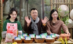 NSND Tự Long livestream  "chốt đơn " 6 tấn gạo ST25