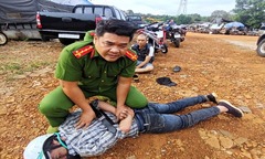 Công an truy đuổi hơn 5 km, bắt giữ Lê Văn Hậu cùng Trịnh Văn Chiêm