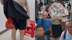 Kiểm tra nữ du khách có  "dáng đi bất thường ", phát hiện 229 con cá được giấu tinh vi dưới váy