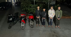  Bắt giữ nhóm thiếu niên dùng gậy tuýp sắt gắn đinh ba cướp xe máy