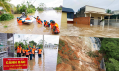 Lũ lên nhanh khiến hơn 1.700 căn nhà ở Lâm Đồng bị ngập, có nơi nước dâng lên 2,5m