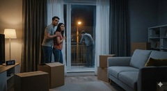 Mua nhà 7 tỷ, vợ chồng trẻ sợ hãi với hành động mỗi tối của hàng xóm