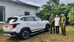 Bắt Trần Thiên Sanh- đối tượng trộm ô tô con về giấu gần nhà