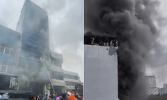 Cháy tòa nhà văn phòng 7 tầng ở Indonesia,  ít nhất 20 người thiệt mạng