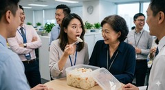 Bí mật đằng sau thứ  "quà quê " kỳ lạ của bà chị đồng nghiệp