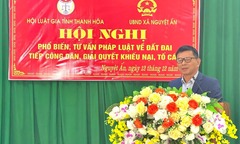 Hội Luật gia Thanh Hóa tăng cường phổ biến pháp luật, tiếp công dân tại cơ sở