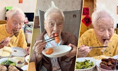 Bí quyết trường thọ lạ lùng của cụ bà Thượng Hải: Thích ăn đồ mặn, uống Coca và chơi game mỗi ngày