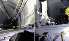 Clip: Bố nhảy xuống giếng khoan sâu 18m cứu con gái và cái kết nghẹt thở