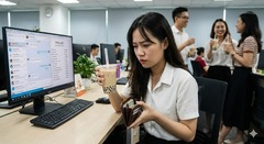 Lương 5 triệu nhưng chiều nào đồng nghiệp cũng rủ uống trà sữa