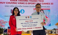 Đại học Ngân hàng TP.HCM vinh danh sinh viên giành Huy chương Vàng SEA Games 33