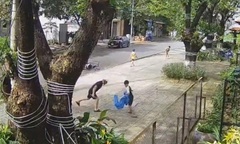 Xác minh clip người đàn ông xô ngã xe đạp điện, hành hung 3 bé trai ở Quảng Ngãi