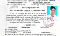 Công an TP Cần Thơ truy nã đặc biệt bị can Trần Văn Hùng