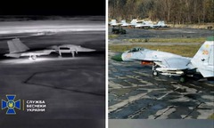 Ukraine tuyên bố tập kích căn cứ không quân Nga trong đêm, 2 chiến đấu cơ bốc cháy