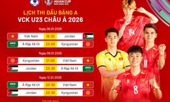 Lịch thi đấu của U23 Việt Nam tại giải U23 châu Á 2026