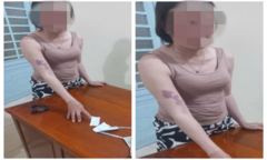  "Bóng hồng " sa ngã: Bắt quả tang  "nữ quái " đánh bạc dưới hình thức ghi số lô đề