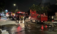 Hiện trường vụ cháy  quán nước tại TP.HCM, 1 người tử vong