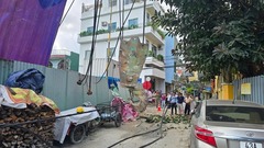 Hiện trường vụ gãy cần cẩu giữa trung tâm Đà Nẵng
