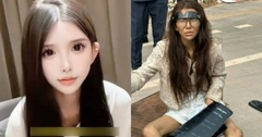  "Mỹ nhân " mạng nổi tiếng nghi bị lừa bán sang Campuchia, trở thành người phụ nữ  "điên " trên phố