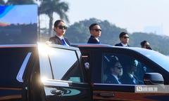 Ngắm dàn vệ sĩ "siêu ngầu " tham gia bảo vệ Đại hội Đảng XIV