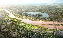 Trục Đại lộ cảnh quan sông Hồng - Siêu đường băng cho bất động sản phía Đông Thủ đô cất cánh