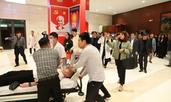 Bộ Y tế diễn tập đảm bảo công tác y tế phục vụ Đại hội Đại biểu toàn quốc lần thứ XIV của Đảng