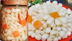 Cách làm củ kiệu chua ngọt tại nhà 