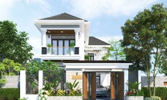 Mẫu biệt thự 2 tầng đơn giản