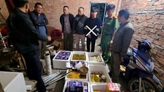 Tạm giữ Ngô Đức Phong - đối tượng sản xuất 1,8 tạ pháo nổ vì đam mê