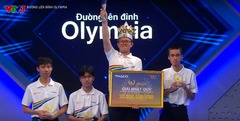 Lội ngược dòng nghẹt thở, nam sinh Khánh Hòa giành vé đầu tiên vào chung kết Olympia
