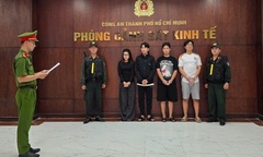 Bán "khí cười " qua mạng, 4 "nam thanh nữ tú " bị bắt