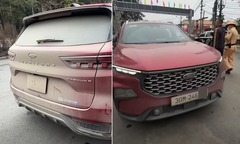 Để bùn đất che lấp biển số, tài xế bị phạt 23 triệu đồng, trừ 6 điểm giấy phép lái xe