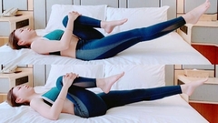 Bài tập trên giường giúp giảm đau lưng
