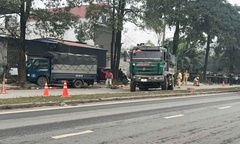 Cục CSGT phát cảnh báo sau vụ 2 xe tải va chạm ở Thái Nguyên