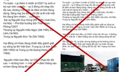 Công an Hà Nội bác thông tin “thêm 3 chiến sĩ CSGT hy sinh trên cao tốc”
